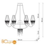 Бра Patrizia Garganti Ontherocks PG010 - Схема